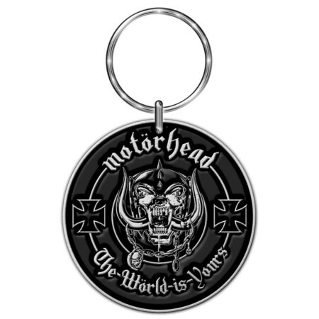 MOTORHEAD KEYCHAIN: THE WORLD IS YOURS