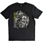 IRON MAIDEN UNISEX T-SHIRT: THE FUTURE PAST TOUR '23 GREYSCALE