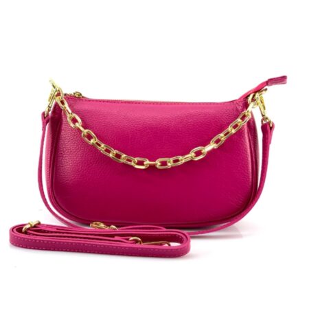 Leather shoulder bag