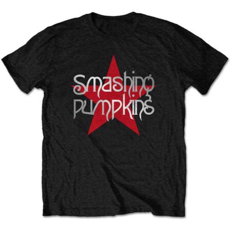 THE SMASHING PUMPKINS UNISEX T-SHIRT: STAR LOGO