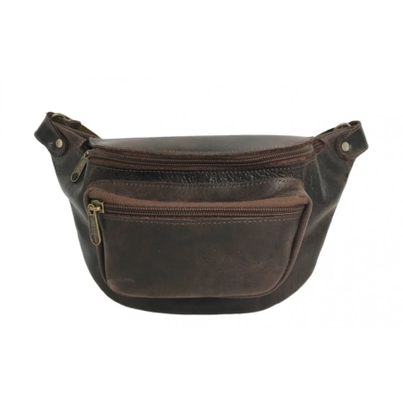 Leather waist bag