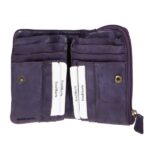 δερματινο γυναικειο πορτοφολι φακελος μωβ