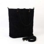 δερμάτινη γυναικεία τσάντα suede