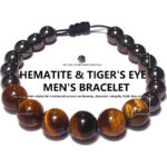 Gemstone Bracelet - Tiger Eye & Hematite