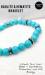 Βραχιόλι από φυσικό πέτρωμα Χαολίτη και Αιματίτη